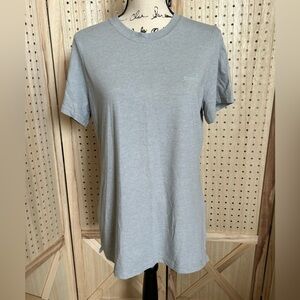 Field And Stream Grey Solid Tee Top Shirt Sz Lg